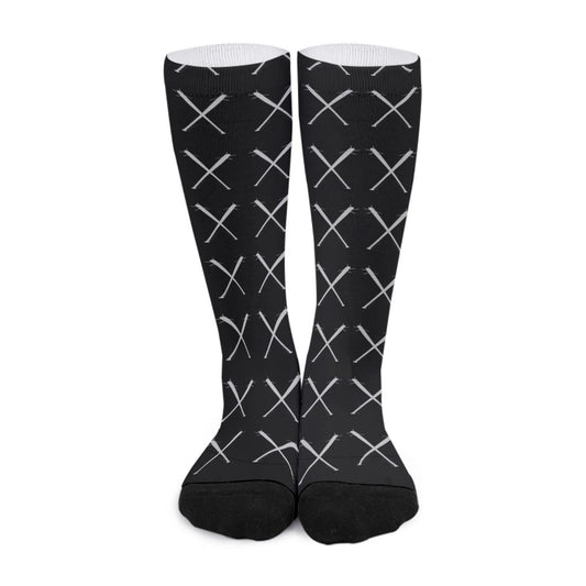 Black Bats Long Socks