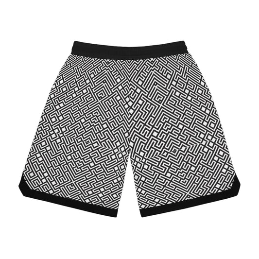Dead %er Black and Gray Basketball Shorts