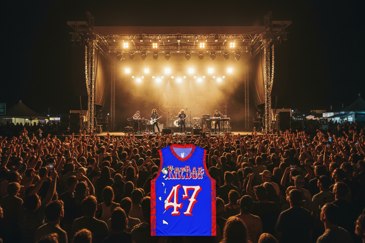 Rat Dog Commemorative Basketball Jersey at Main Stage Concert