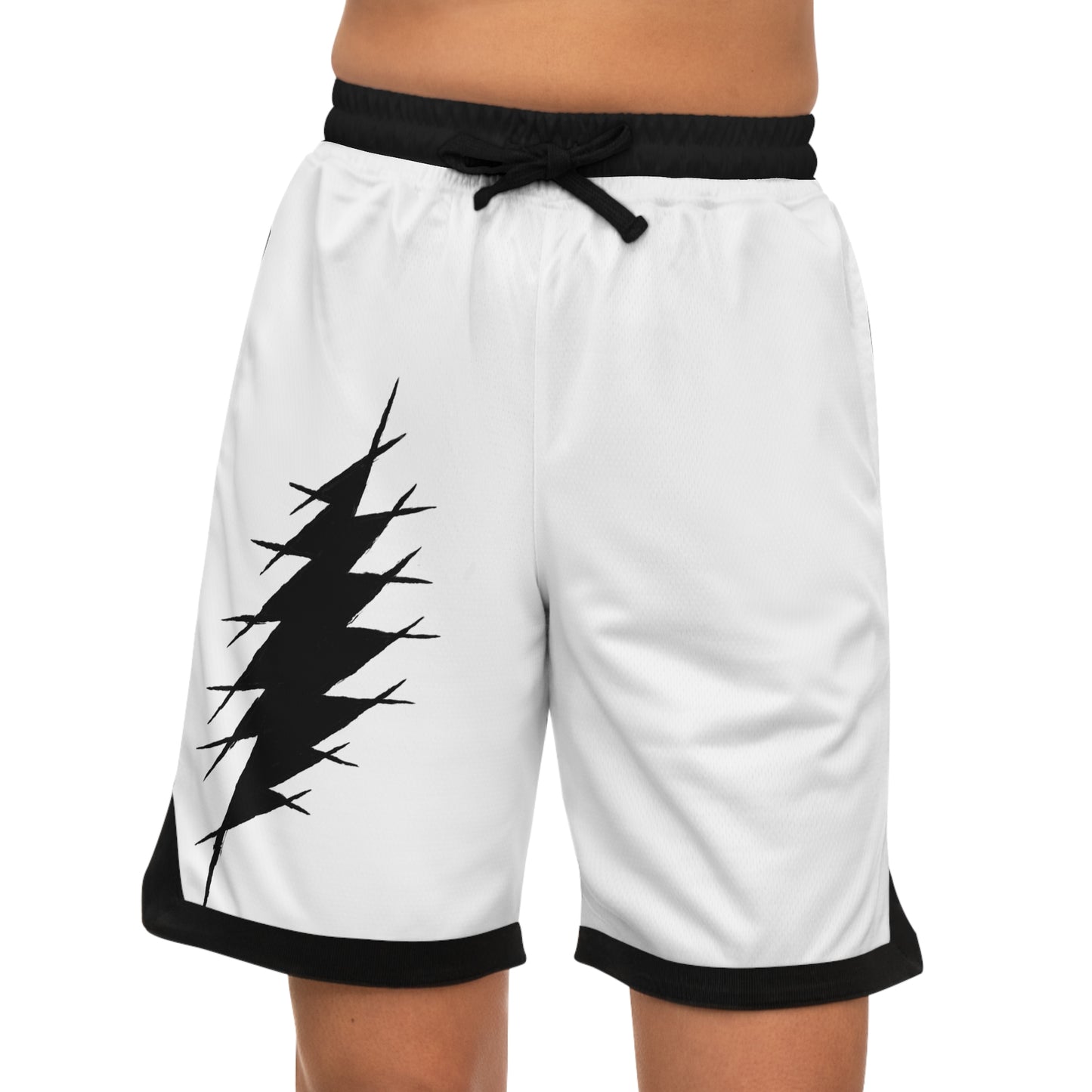 MadCat Black And White Shorts