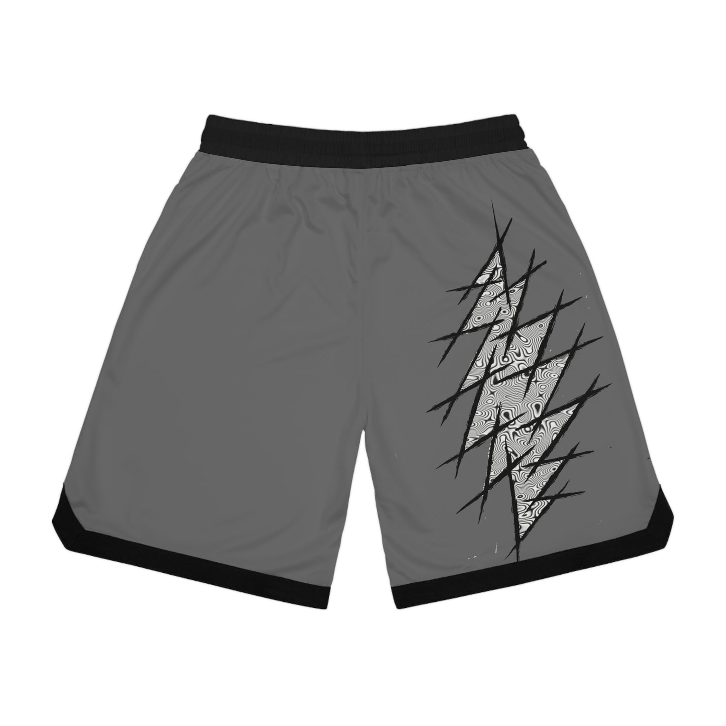 Dead % Gray Basketball Shorts