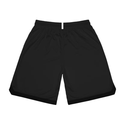 Dead Head Black Basketball Shorts