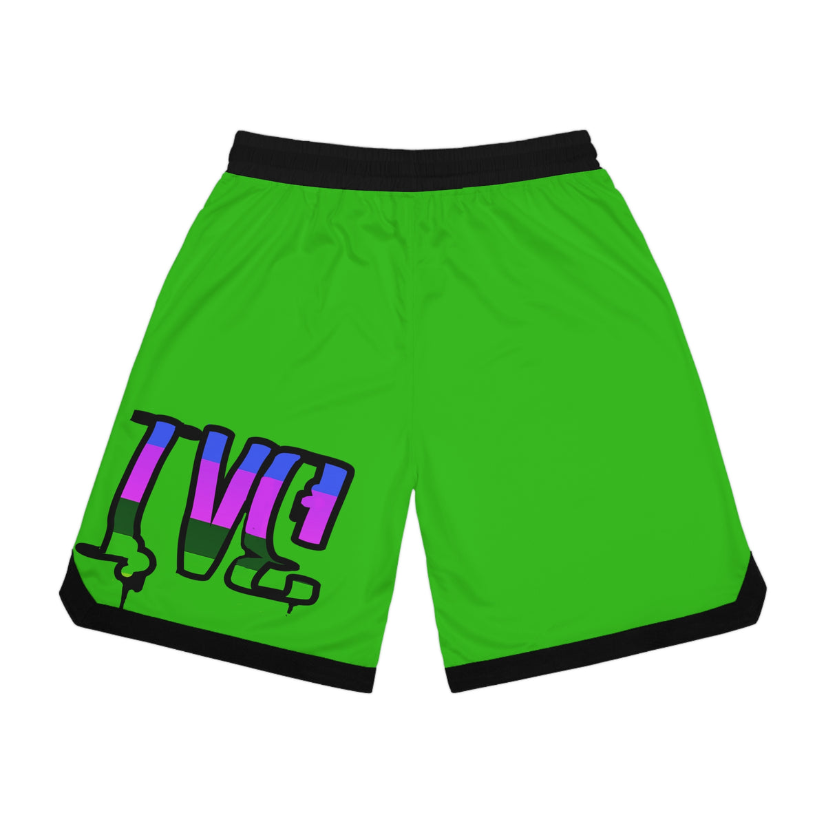 Neon Drip Basketball Shorts
