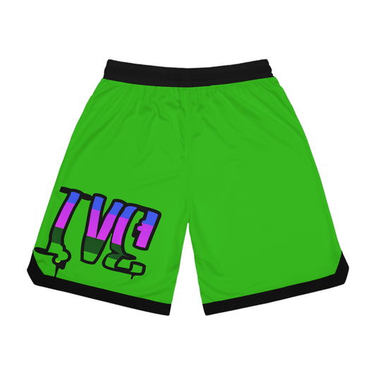 Neon Drip Basketball Shorts