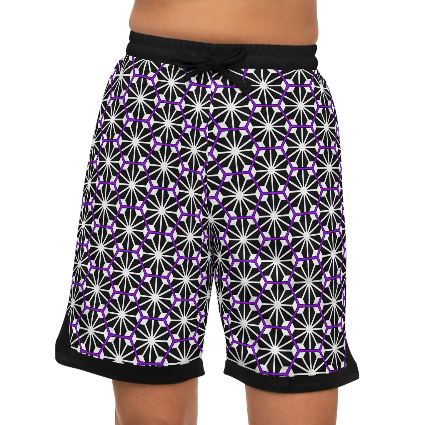 Under The Stars Purple Basketball Shorts