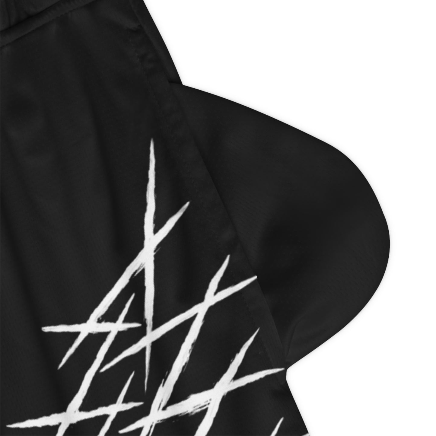 Black And White Basketball Shorts