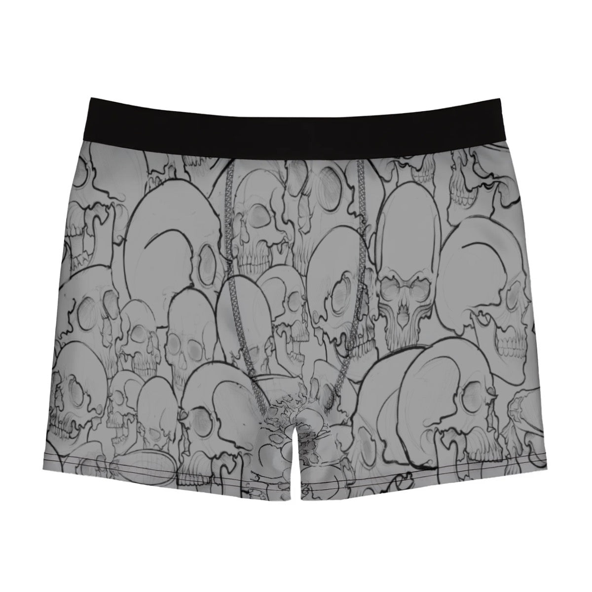 Grey Skulls Boxer Briefs