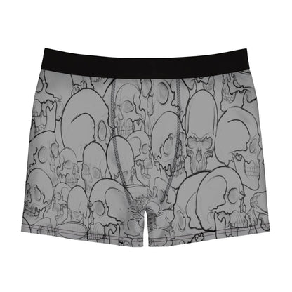 Grey Skulls Boxer Briefs