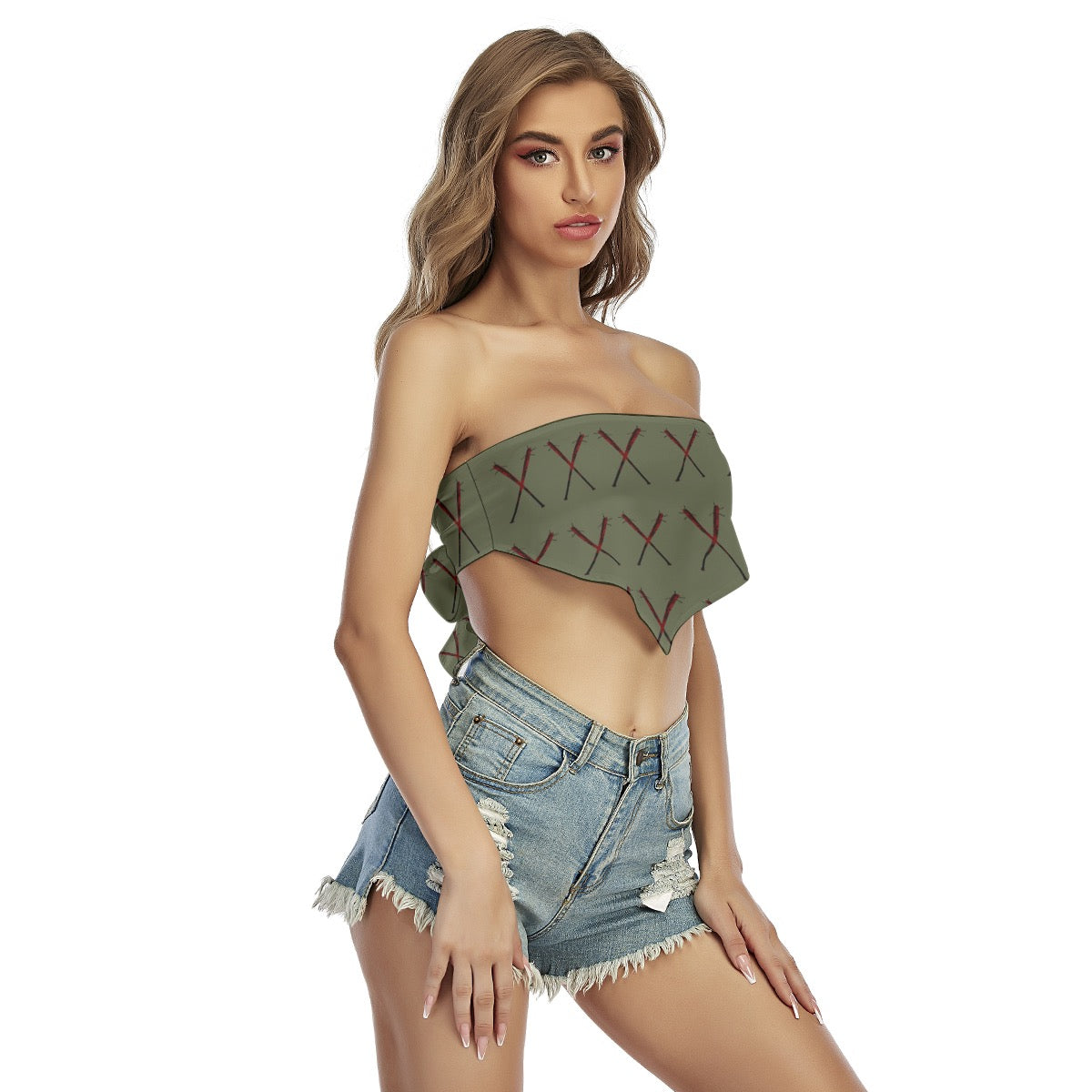 Bats Triangle Tube Top