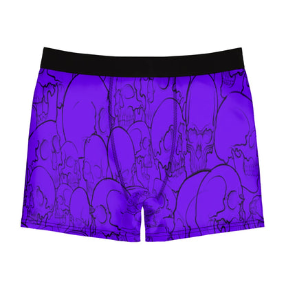 Purple Skulls Boxer Briefs