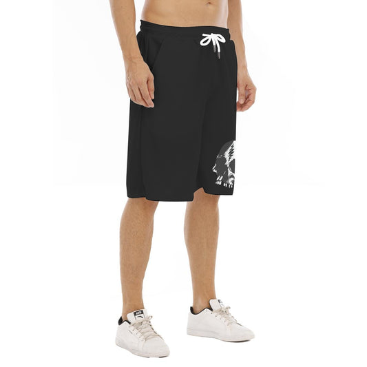 Dead Head Black Shorts