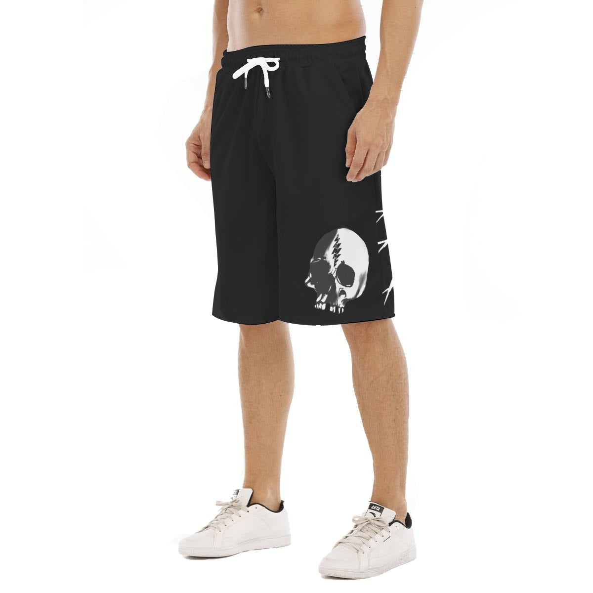 Dead Head Black Shorts