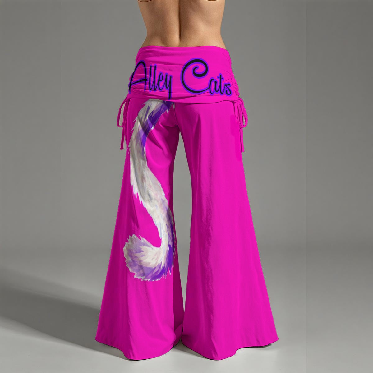 All-Over Print Women's High Waist Wide Leg Pants