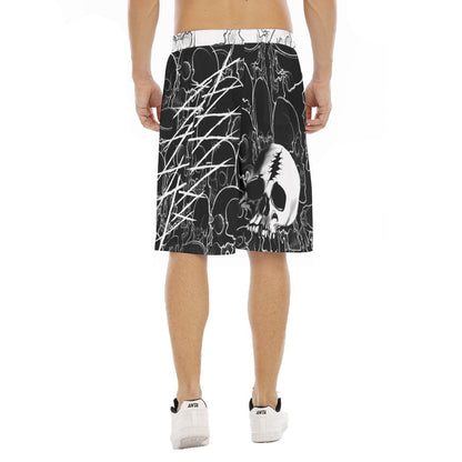 Black and White Long Shorts