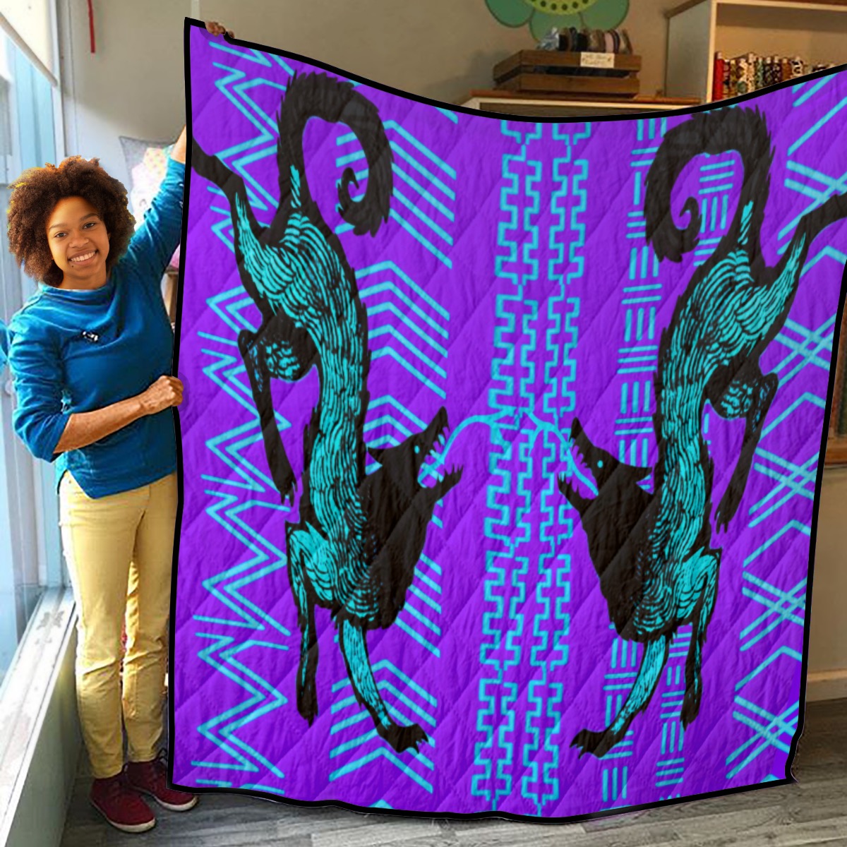 Lightweight & Breathable Quilt With Edge-wrapping Strips