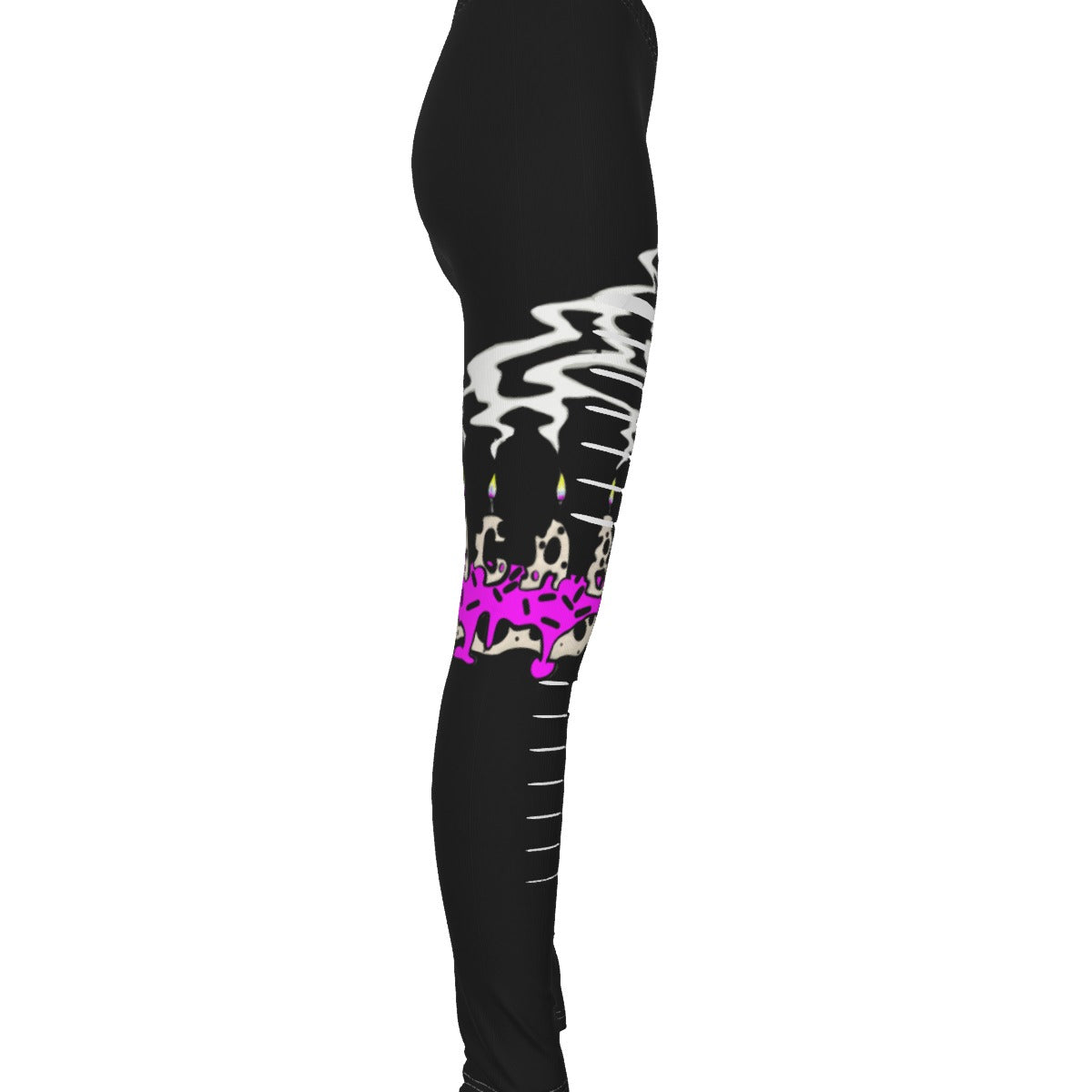 All-Over Print Women's Ripped Leggings