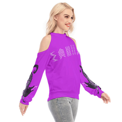 Billy Cut Shoulder Signet Sweater