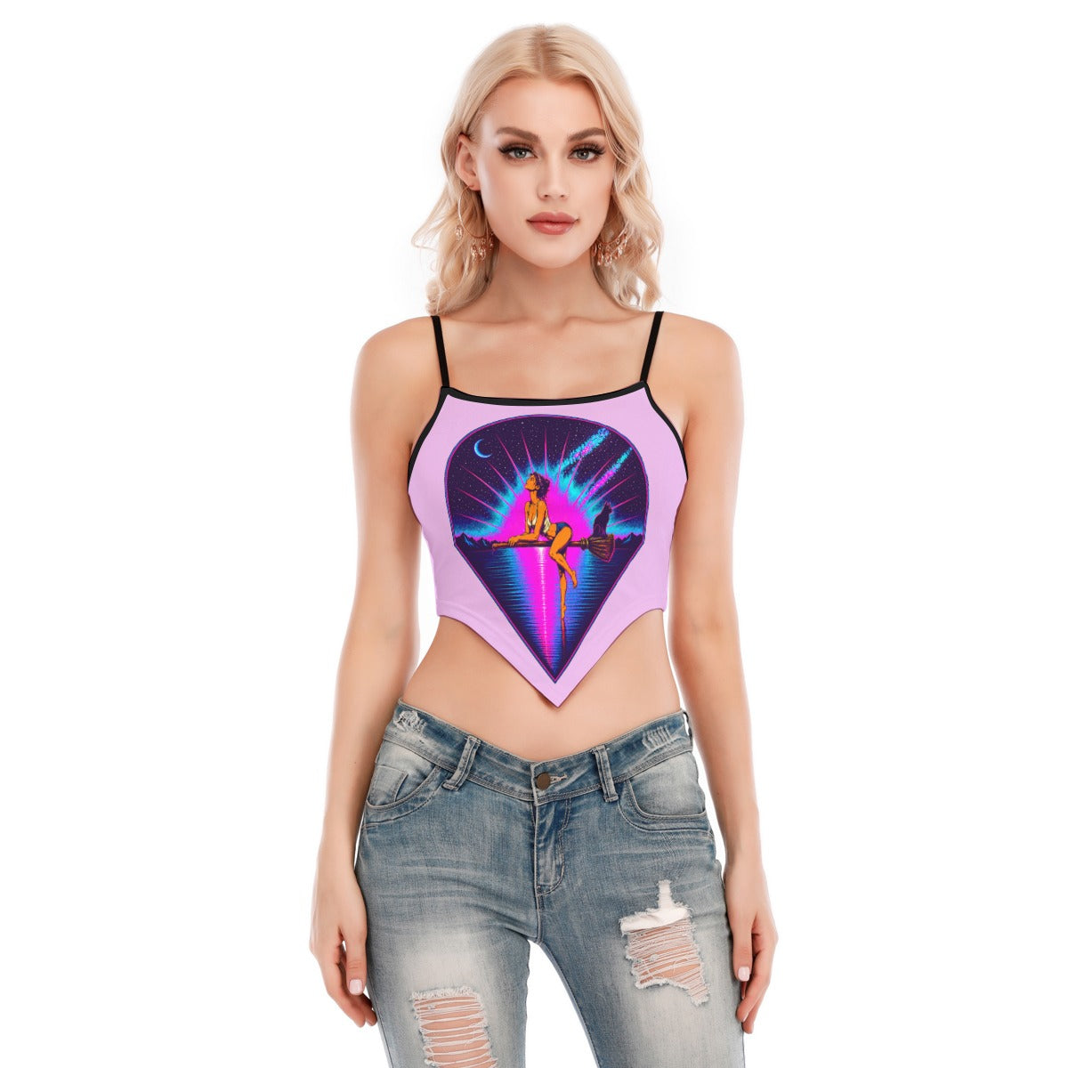 Pink Stars Cami tube top