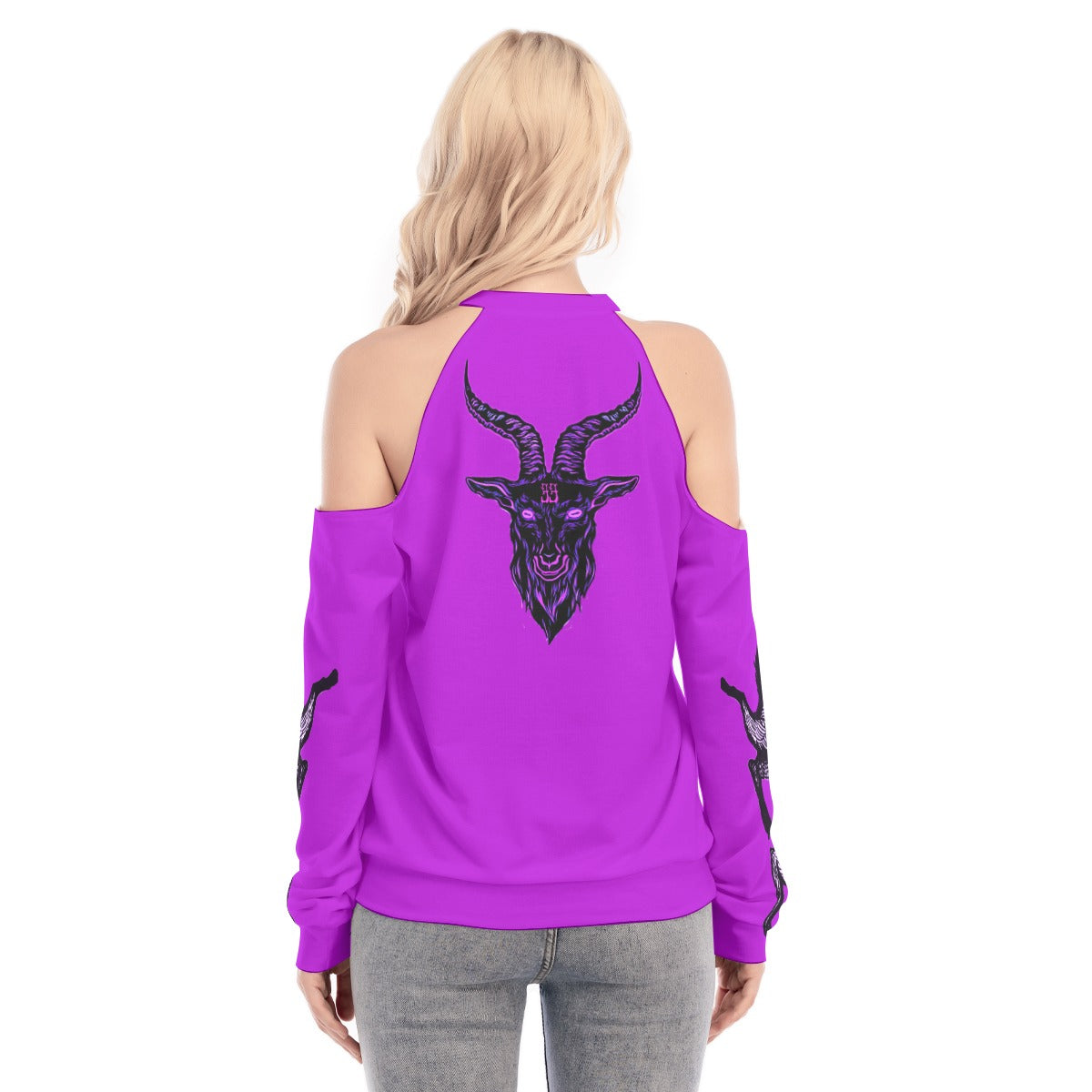 Billy Cut Shoulder Signet Sweater