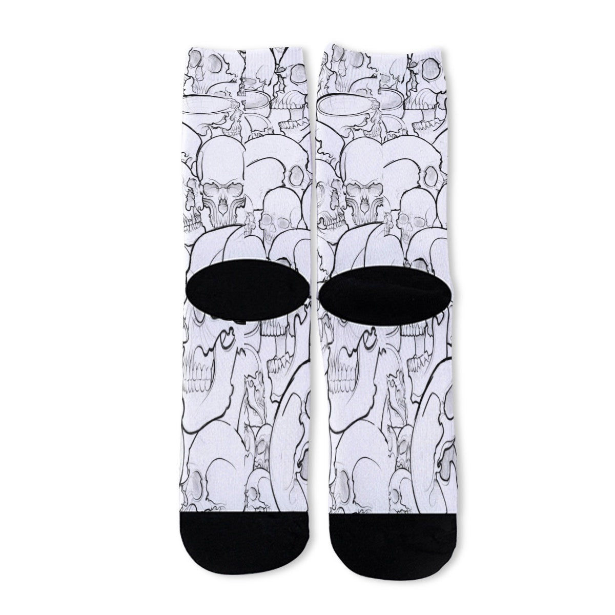White and Black Socks
