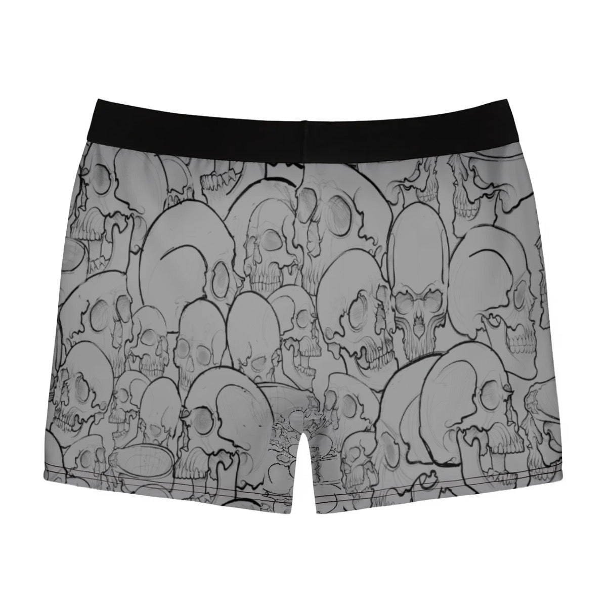 Grey Skulls Boxer Briefs