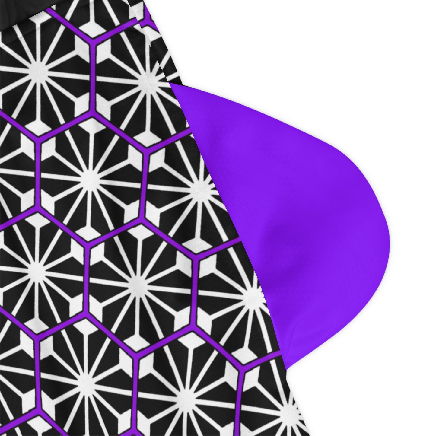 Purple Stars Basketball Shorts