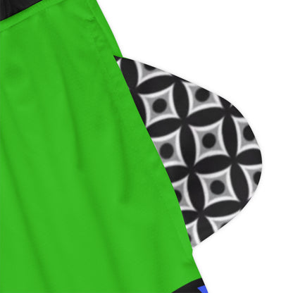 Neon Drip Basketball Shorts