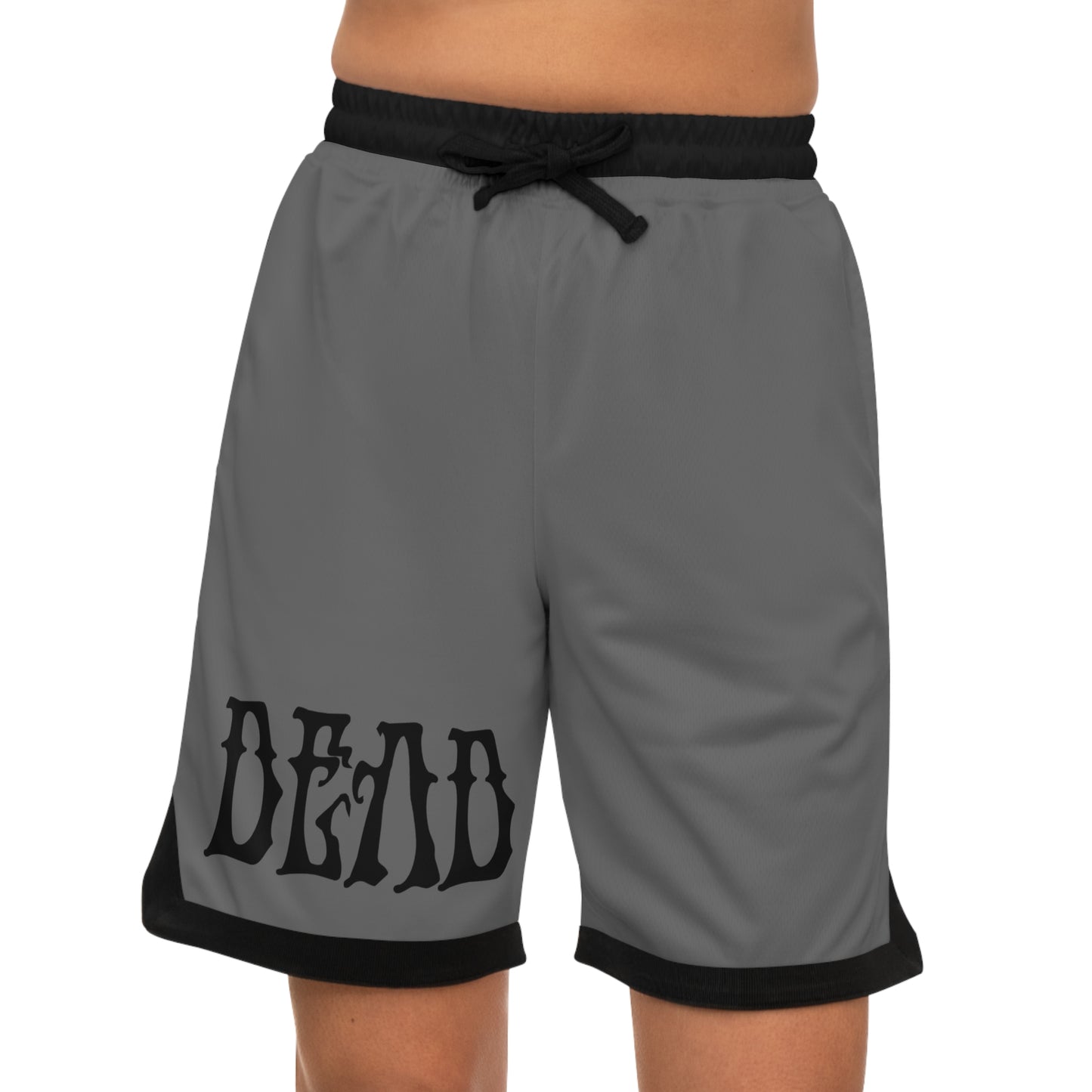 Dead % Gray Basketball Shorts