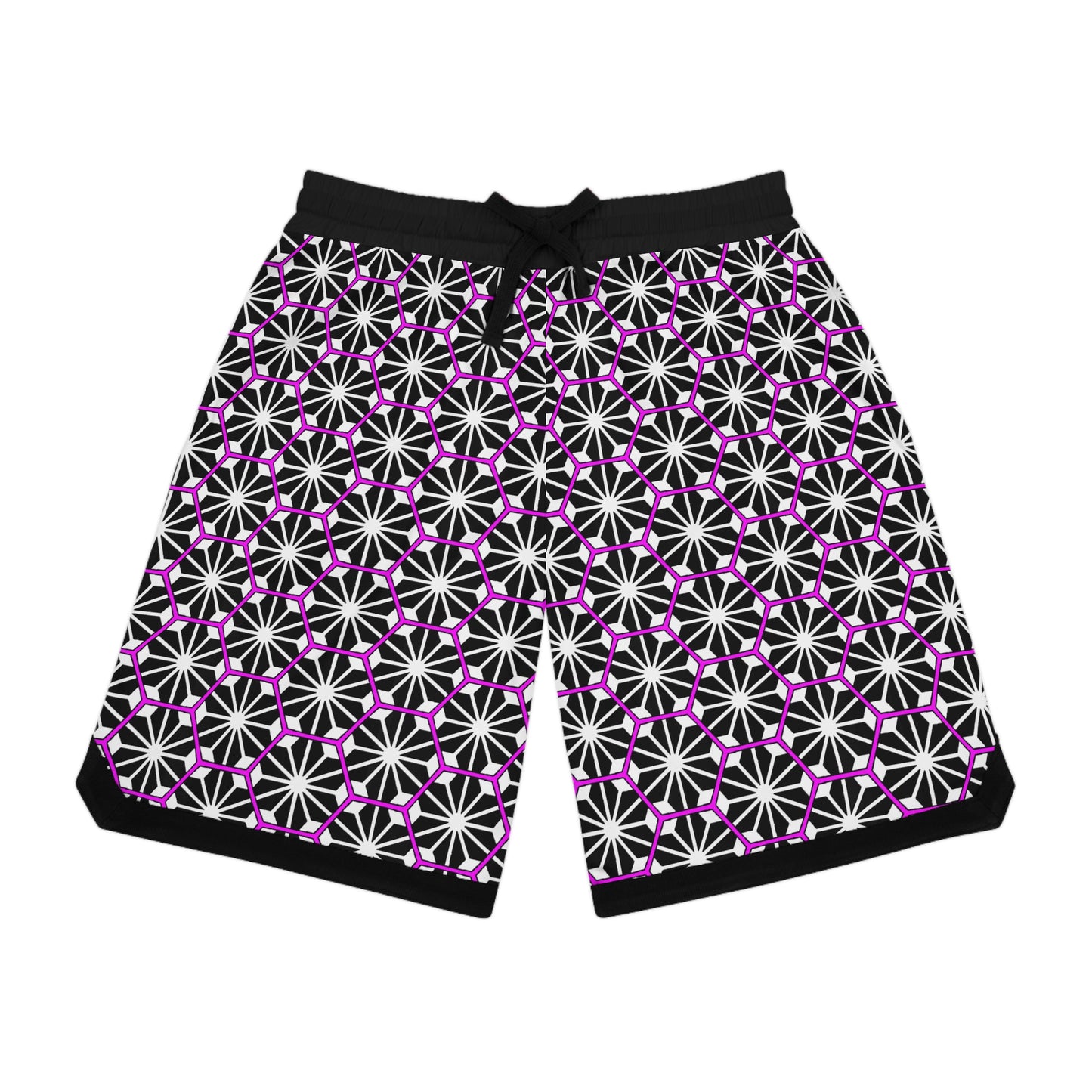 Pink Stars Basketball Shorts