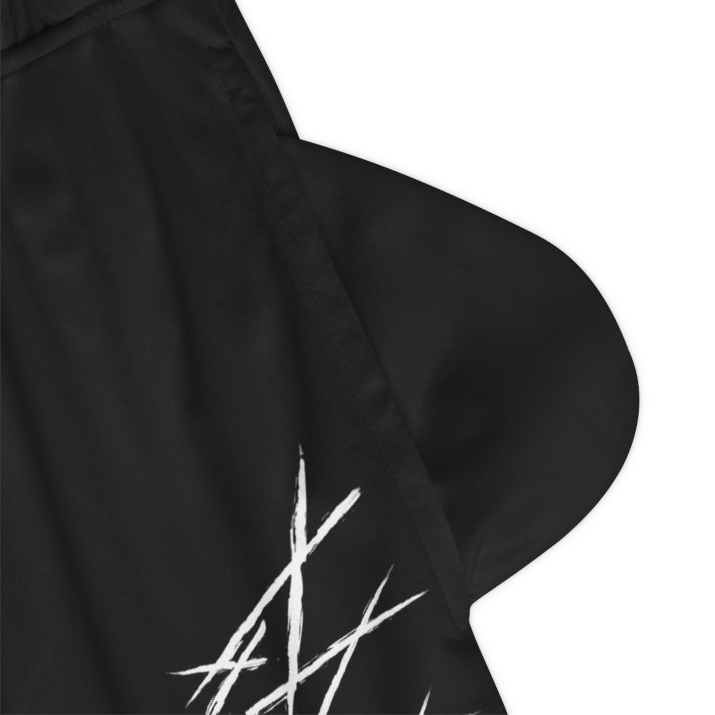 Dead Head Black Basketball Shorts