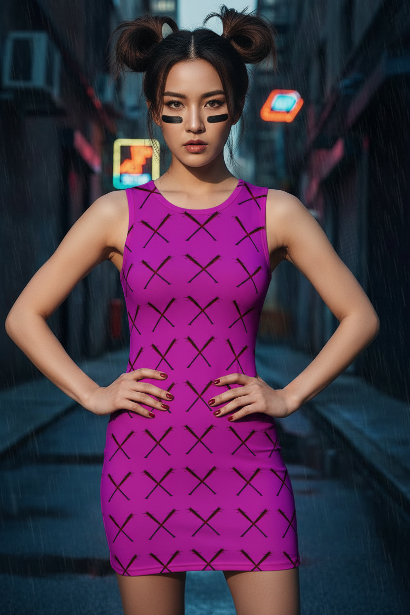Bats Bodycon Dress