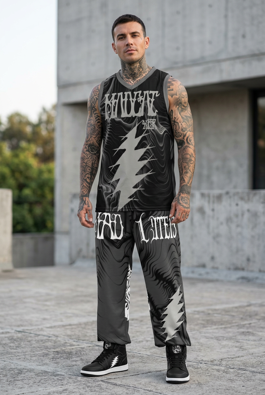 Blackness jersey and joggers front
