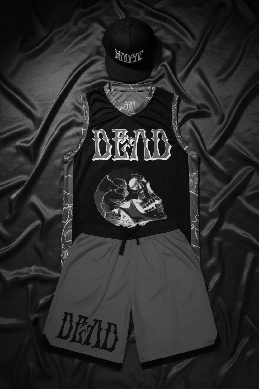 Dead Gray Set - Front Flat Lay
