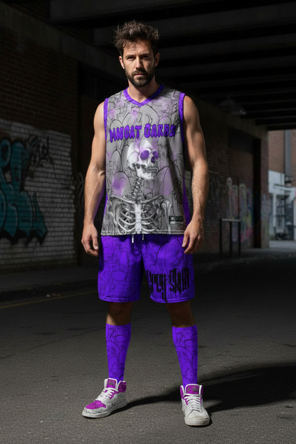 Grey Skull – Full Set with Socks & High Tops