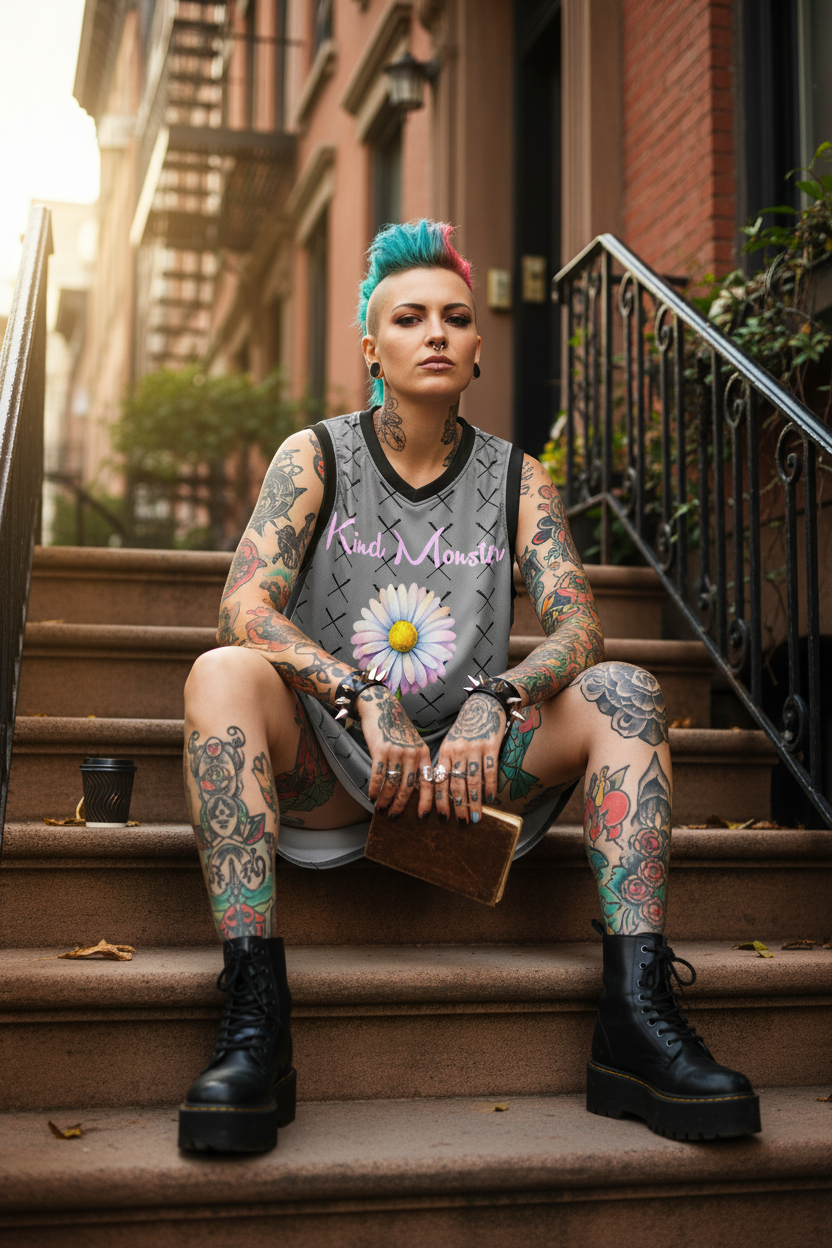 Kind Monster Jersey - Punk Chick City Stoop