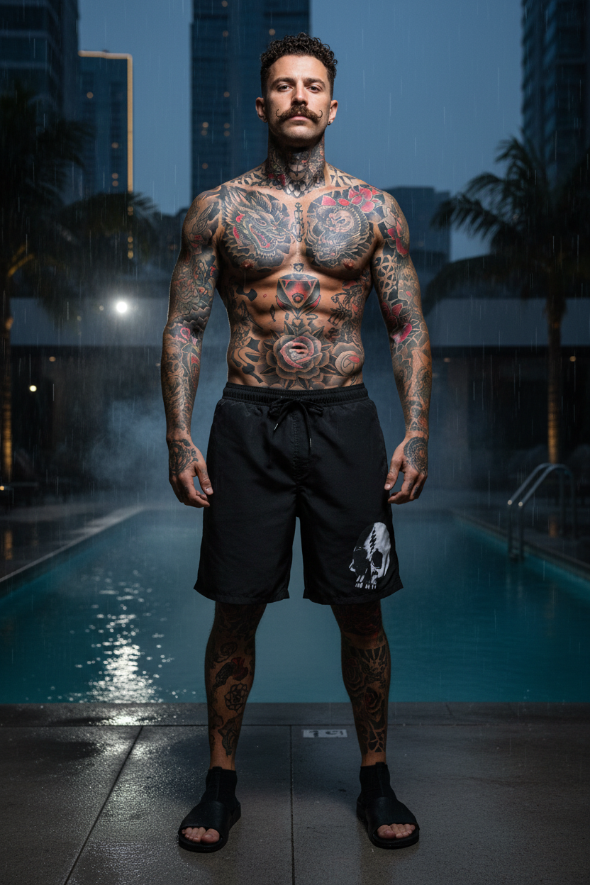 MadCat Black Trunks