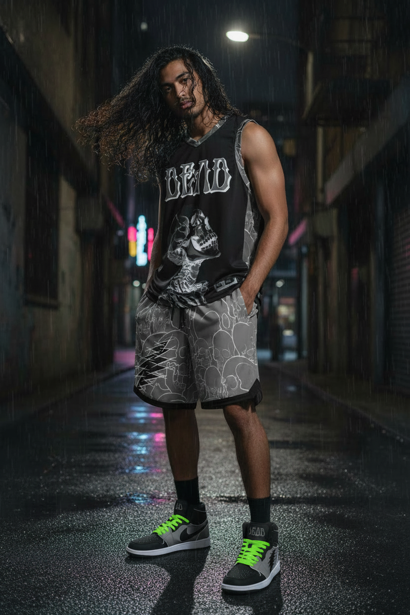 MadCat Dead Gray Cover - Long Hair Model with High Tops