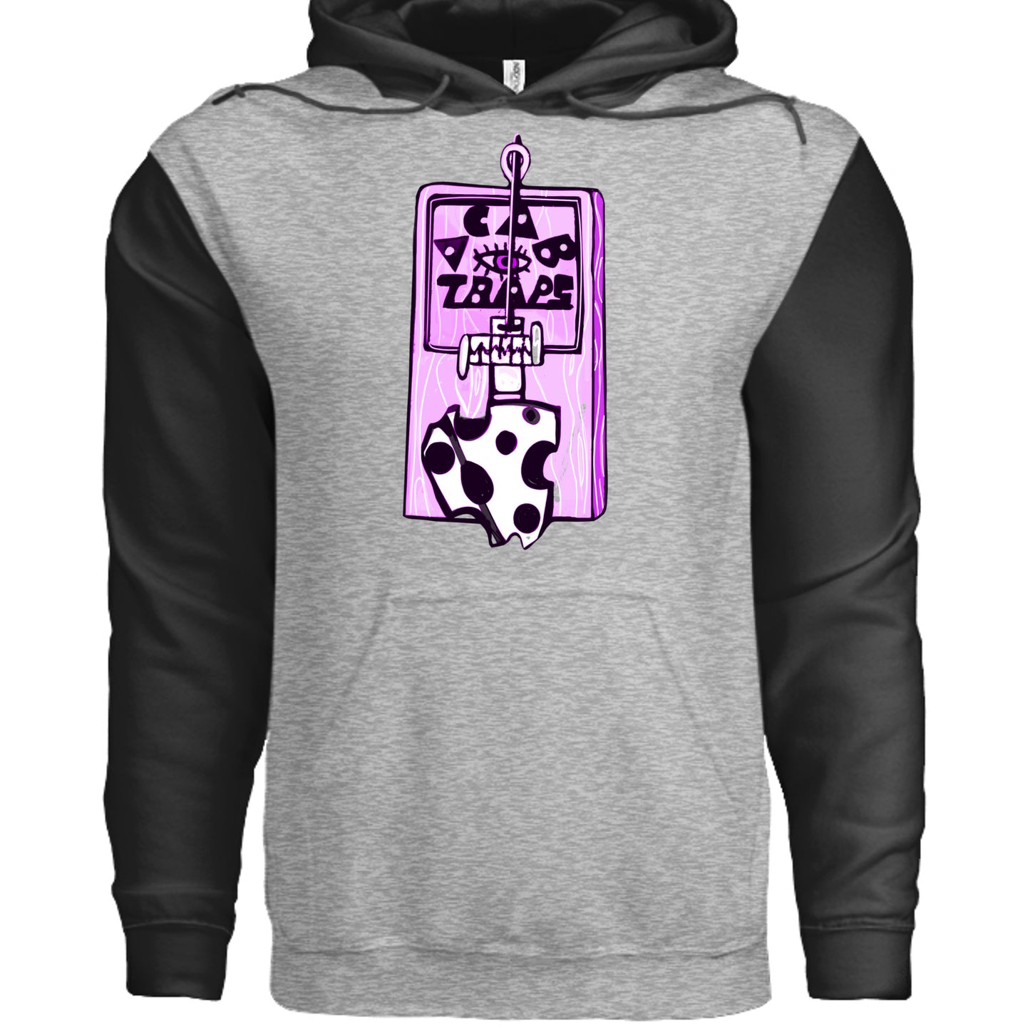 Grey Heather/ Black - IND4000 - FRONT