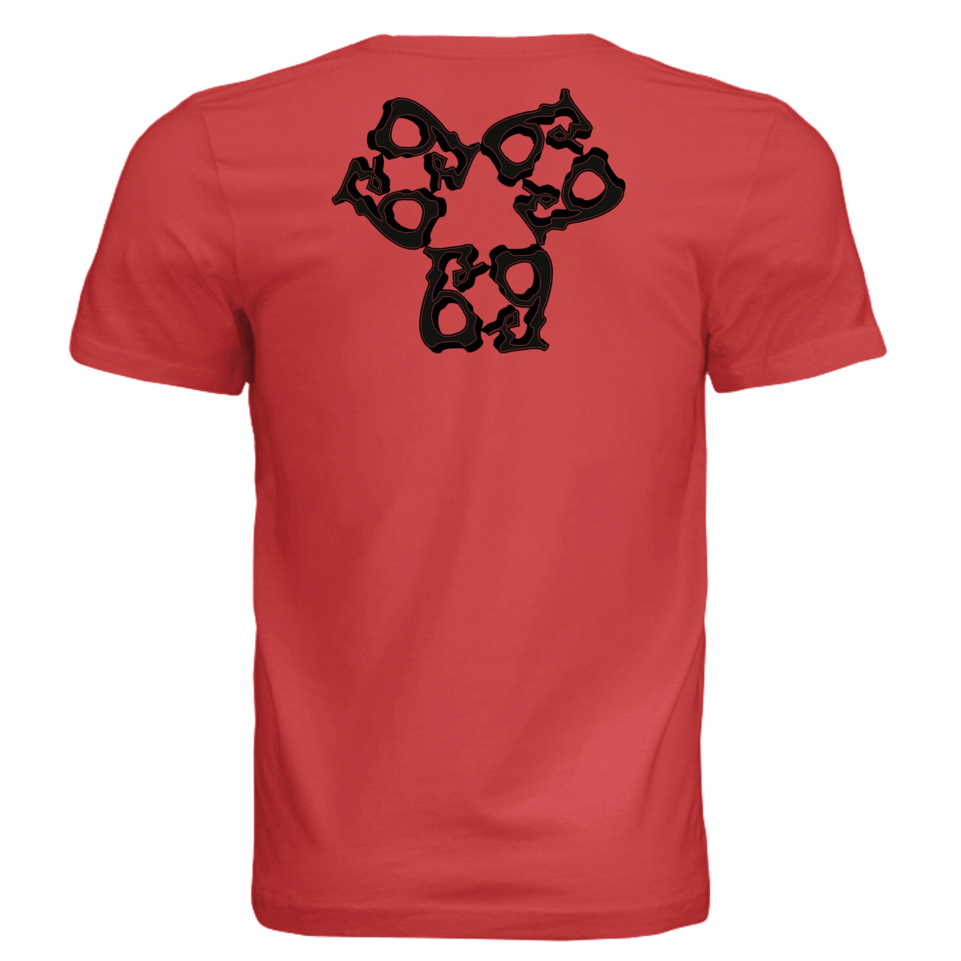 SOLID RED TRIBLN - 3413C - BACK