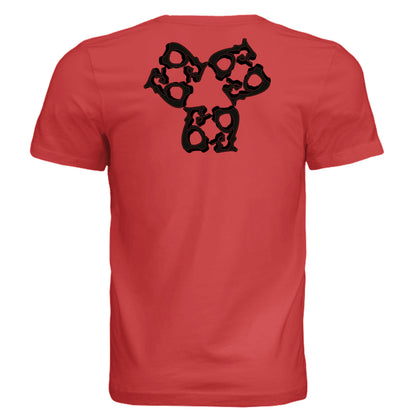 SOLID RED TRIBLN - 3413C - BACK