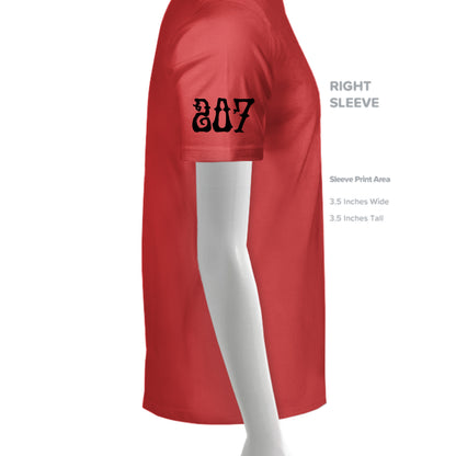 SOLID RED TRIBLN - 3413C - SLEEVE_RIGHT