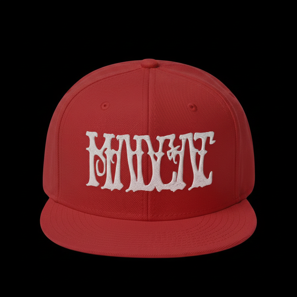 Red MadCat Flat Brim