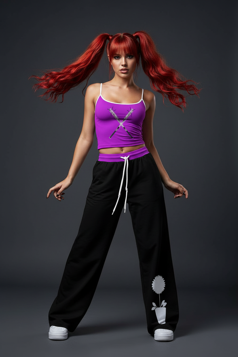 Spiked Batts Set - Red Pigtails Model