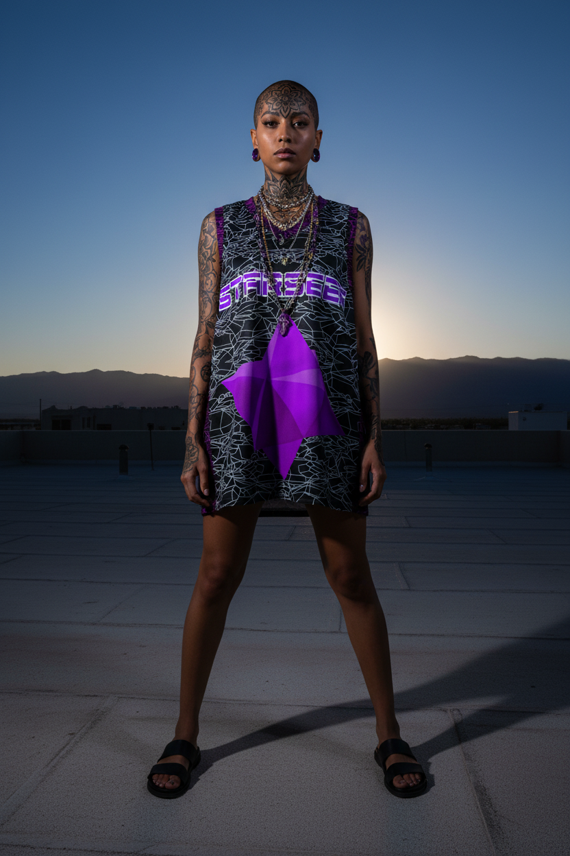 StarSeed Jersey - Mandala Shaved Head